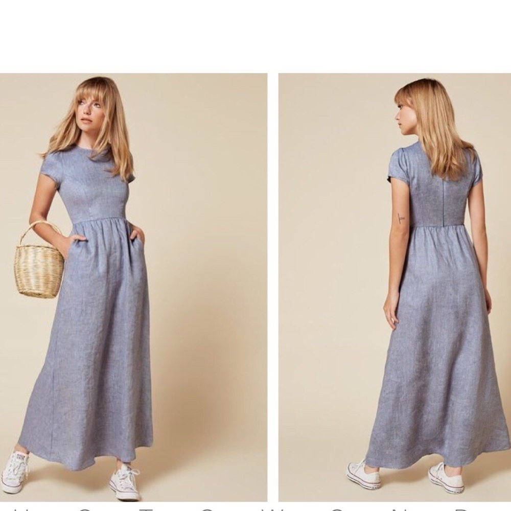Reformation Linen Cornelia Dress - 4